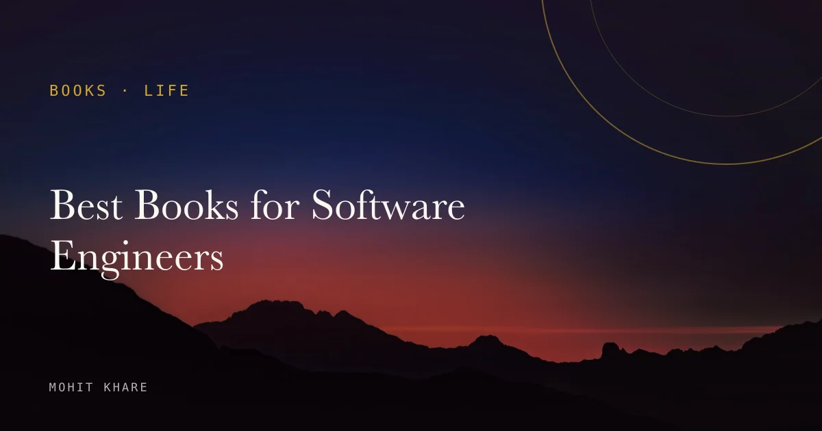 Best Books for Software Engineers