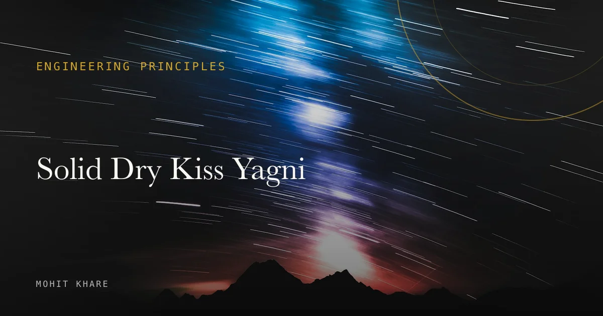 Solid Dry Kiss Yagni