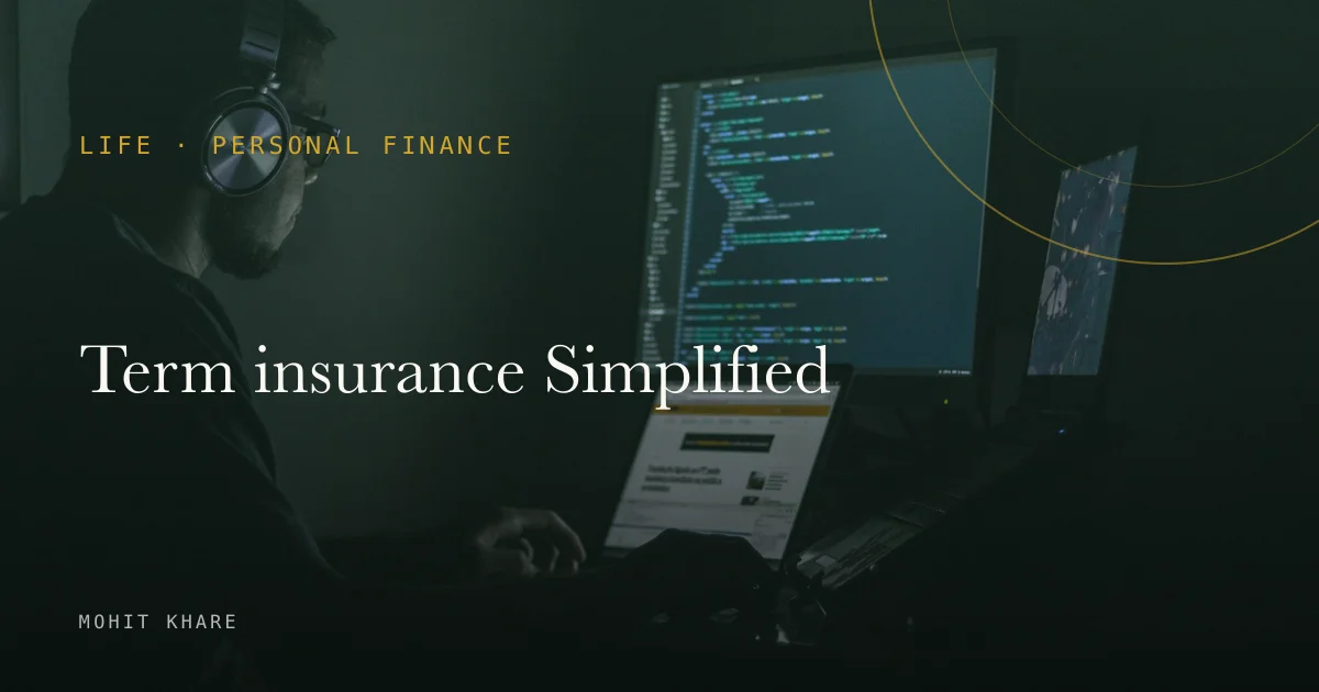 Term insurance Simplified
